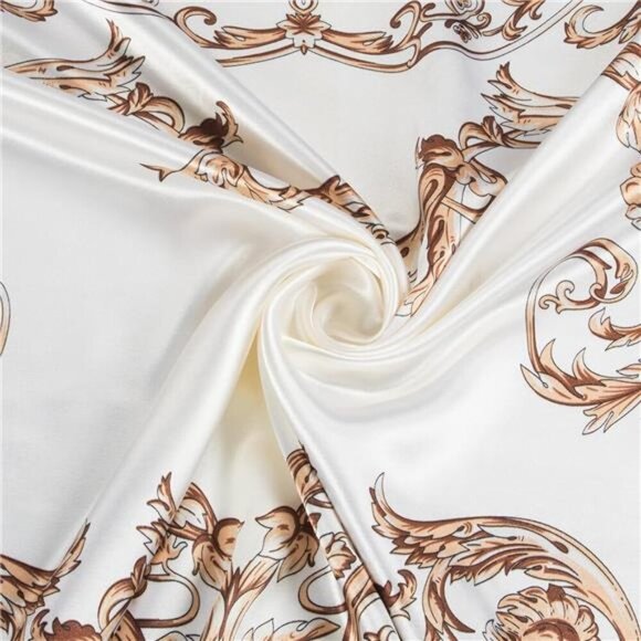 Silk Like Head Scarf for Women Satin Hair Scarf Square Neck Scarf 35 Inch - Picture 6 of 8